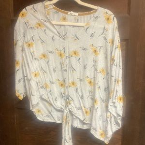 Xl crop top floral Maurice’s